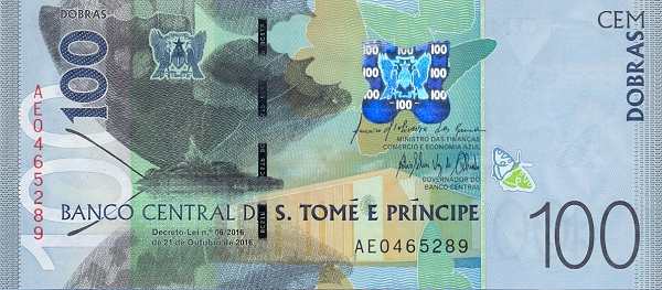 Сан-Томе и Принсипи: 100 добра 2016 г. (аверс)