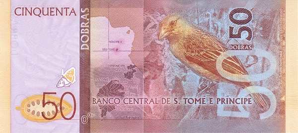 Сан-Томе и Принсипи: 50 добра 2016 г. (реверс)