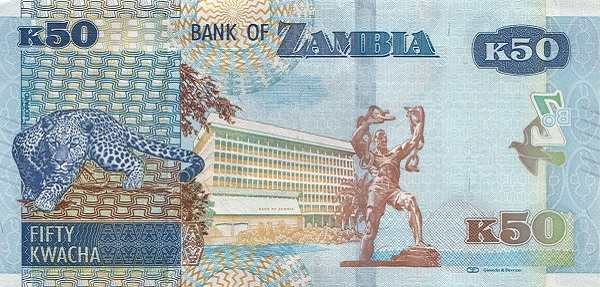 Замбия: 50 квачей 2018-2022 г. (реверс)